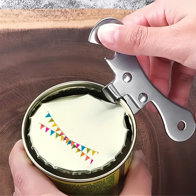 Camping Cooking Set For 4 - 다기능 캔따개 2/4개 세트, 스테인리스 캔따개,