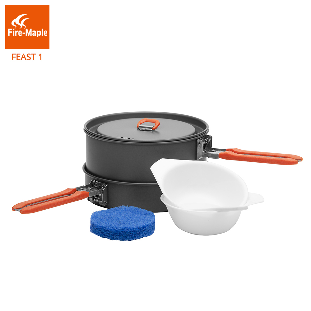 Camping Cooking Pots And Pans Set - Fire Maple Feast 1 야외 캠핑