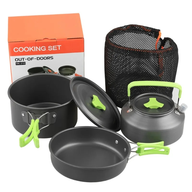 Camping Cooking Ware Set - 캠핑 요리 세트, 야외 주방용품 세트,