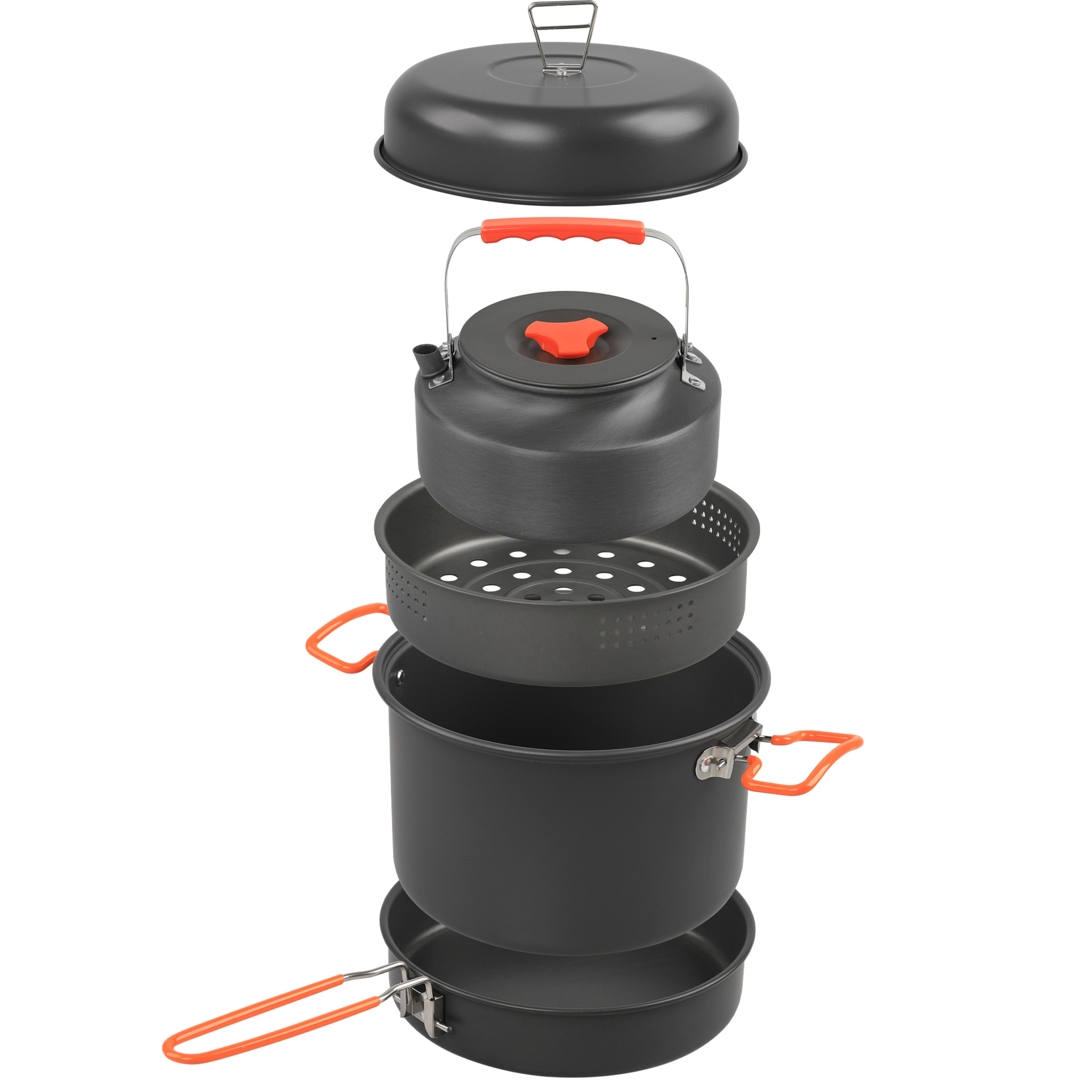 Camping Cooking Pots And Pans Set - 야외 조리기구 세트, 캠핑 요리 냄비