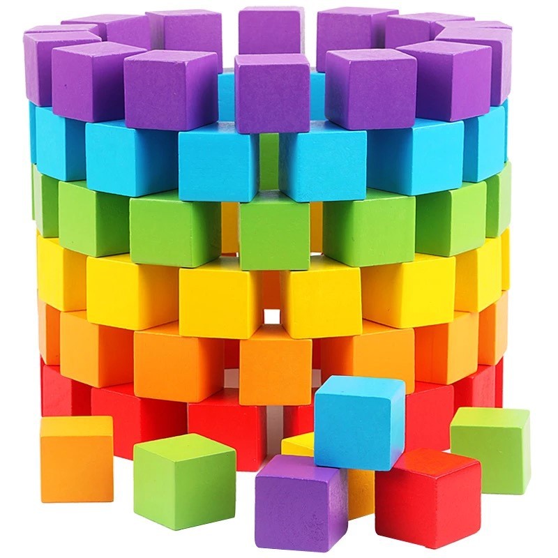 Fire Starter Cube - 30 개/몫 2X2CM 나무 다채로운 큐브