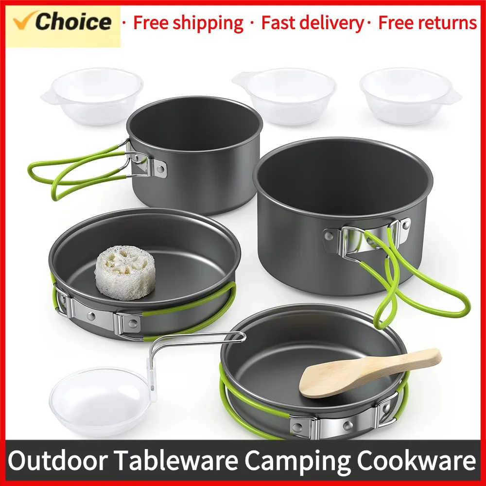 Camping Cooking Set For 4 - 야외 요리 캠핑용품 세트 (2~3인용) 4종