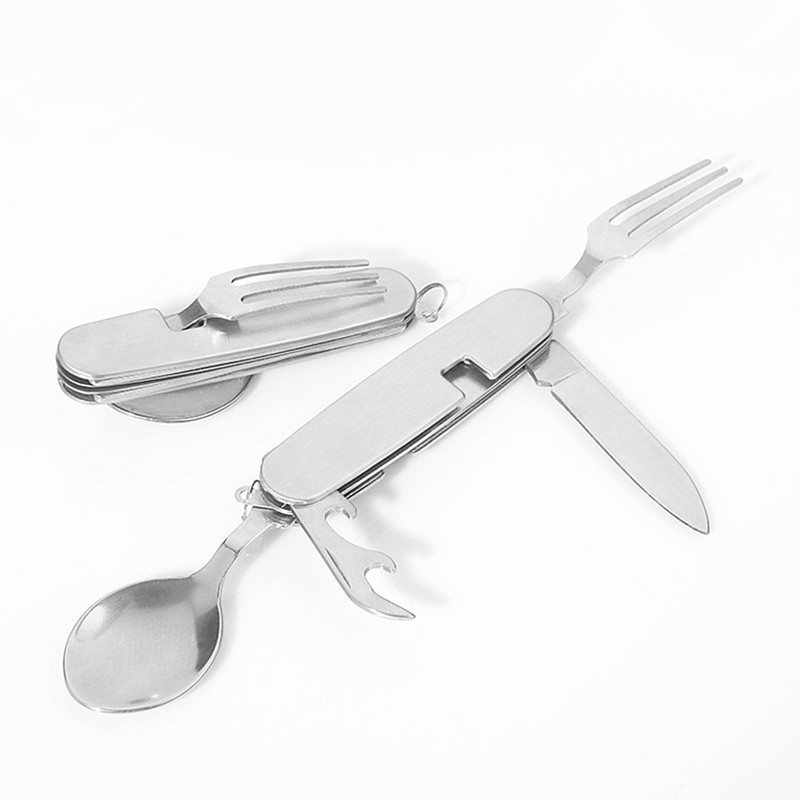 4 In 1 야외 식기 세트, 캠핑 요리 용품, 스테인 - Camping Cooking Set For 4 리뷰 및 가격