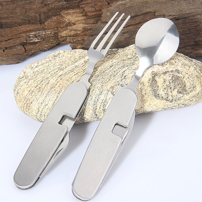 4 In 1 야외 식기 세트, 캠핑 요리 용품, 스테인 - Camping Cooking Set For 4 리뷰 및 가격