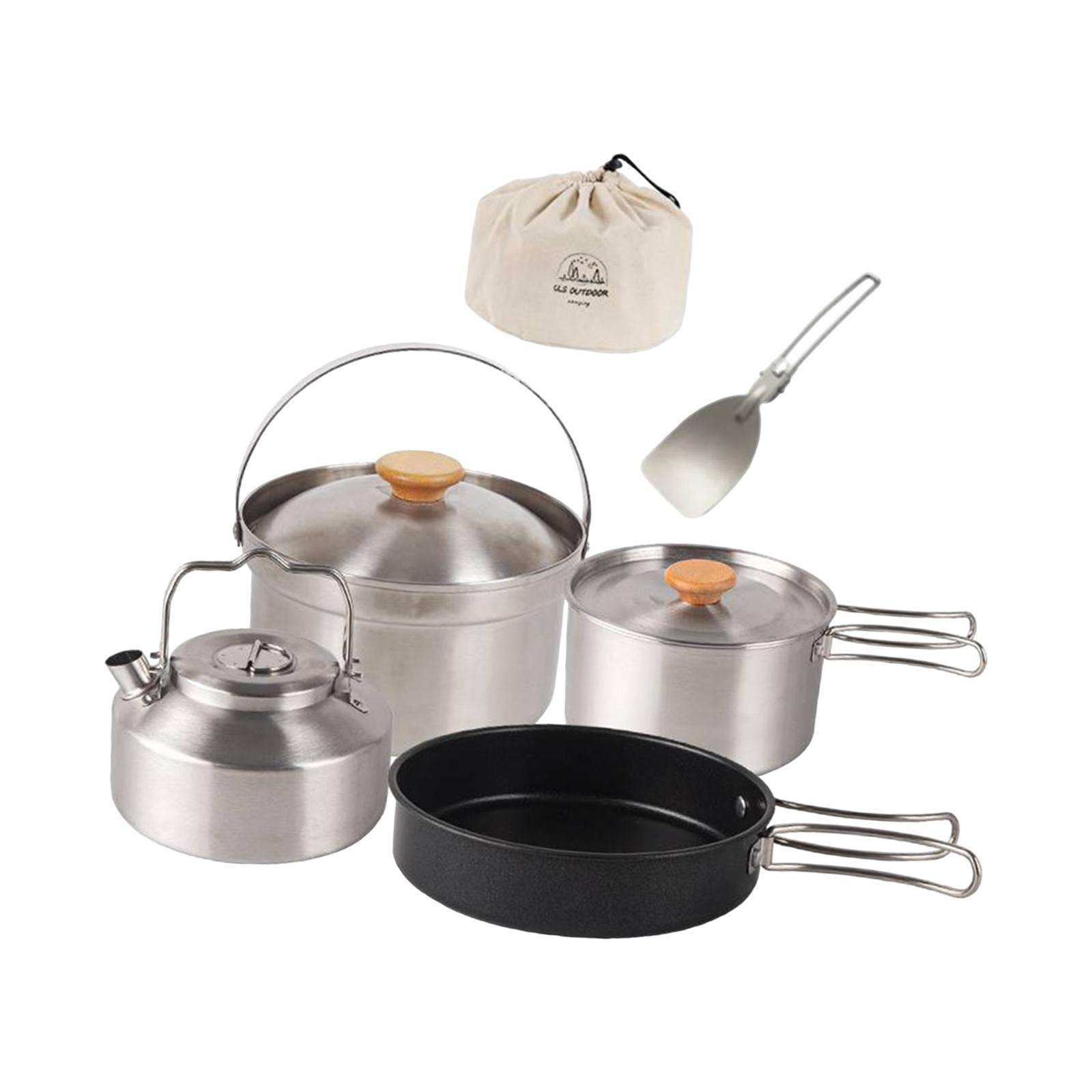 캠핑 조리기구 휴대용 논스틱 프라이팬, 티포트, 주전자 - Campfire Cooking 리뷰 및 가격