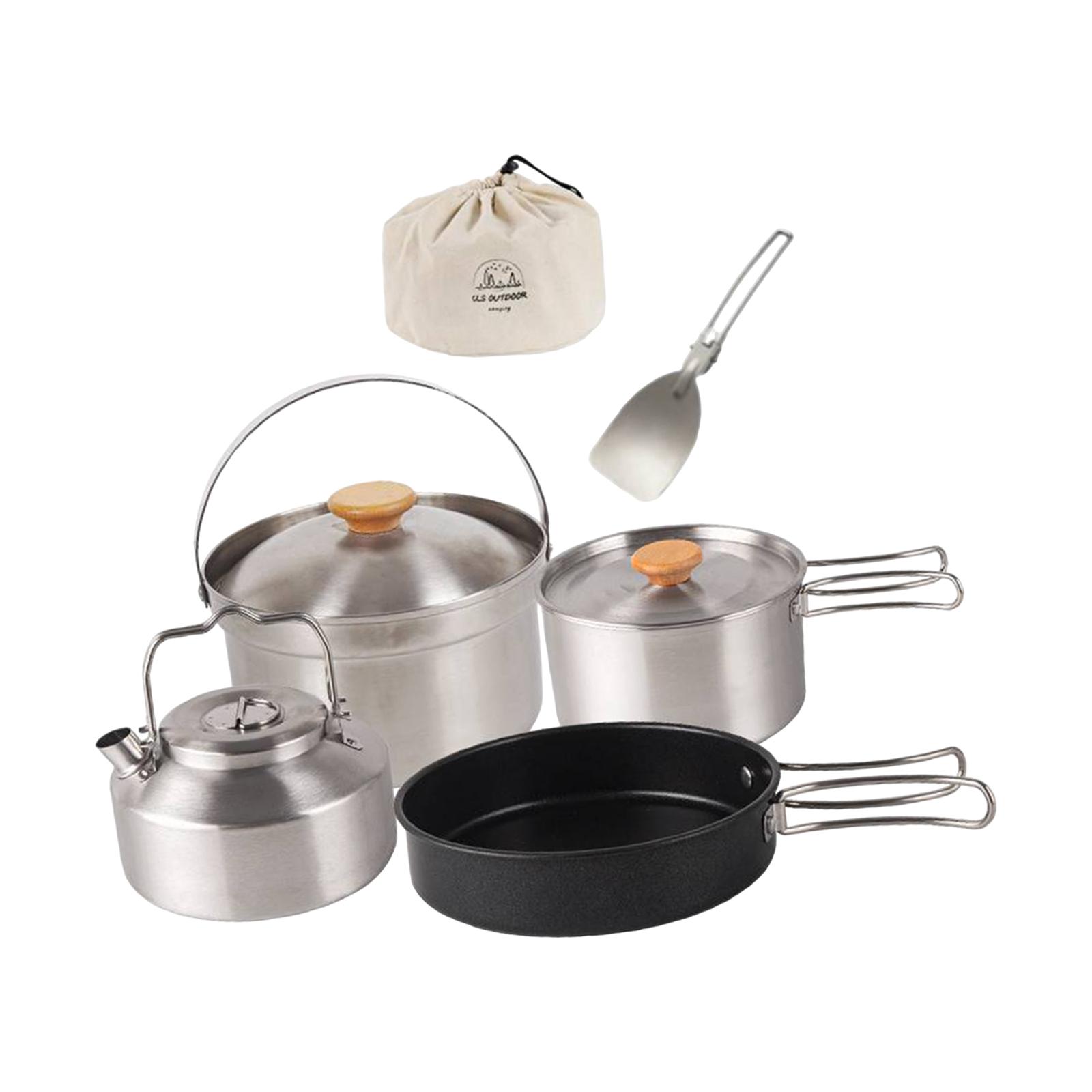 캠핑 조리기구 휴대용 논스틱 프라이팬, 티포트, 주전자 - Campfire Cooking 리뷰 및 가격