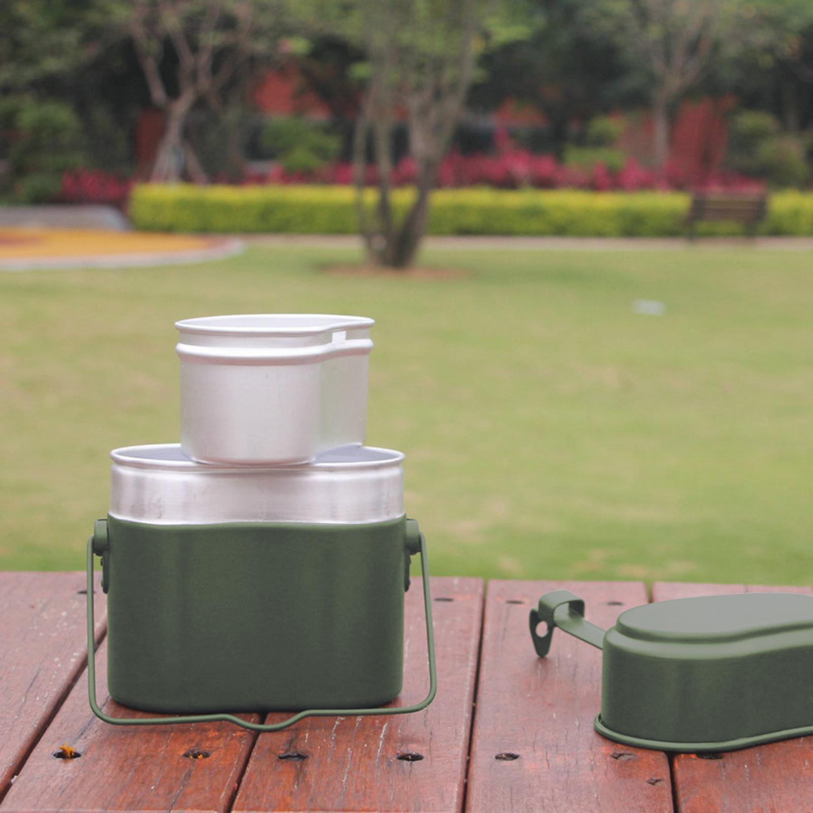3개/세트 도시락 알루미늄 냄비 및 프라이팬 세트 캠핑 - Camping Cooking Kit Box 리뷰 및 가격