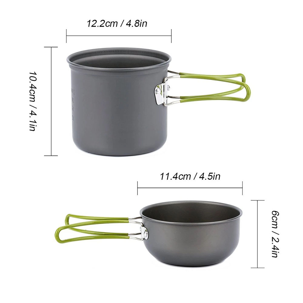 캠핑 조리기구 엉망 키트 초경량 캠핑 냄비 세트 하이킹 - Camping Cooking Ware Set 리뷰 및 가격