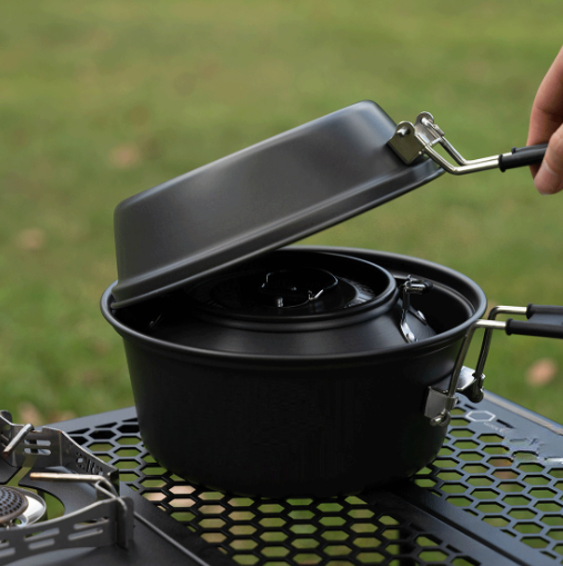 경량 알루미늄 합금 캠핑 조리기구 세트 3종 냄비 프라 - Camping Cooking Pots And Pans Set 리뷰 및 가격