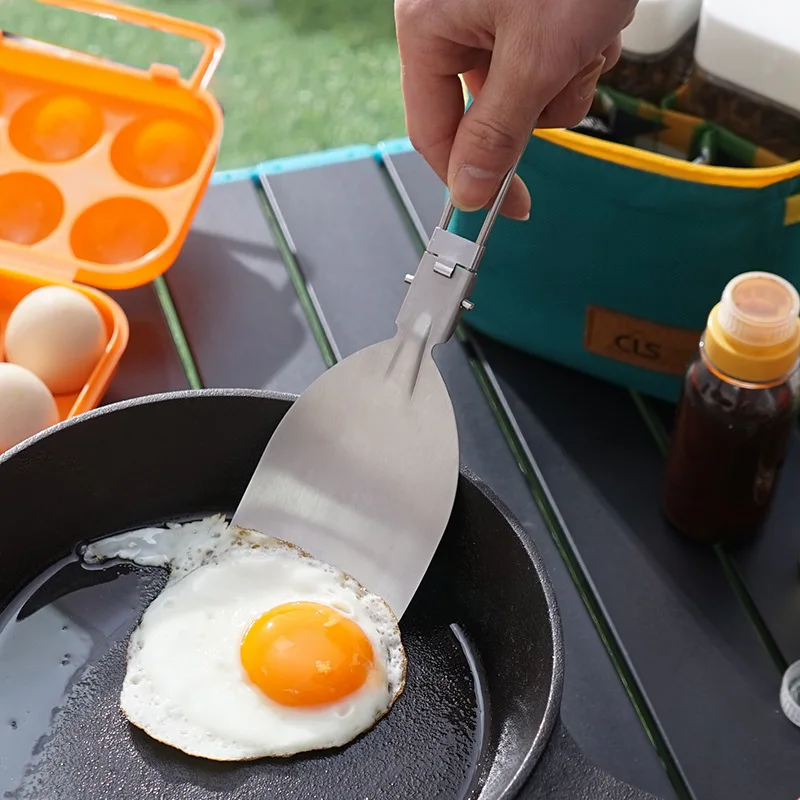 접이식 캠핑 주걱 스테인레스 스틸 요리기구 야외 접이식 - Camping Cooking Set 2 Person 리뷰 및 가격