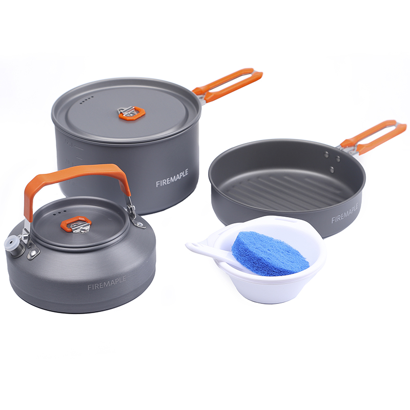 Fire Maple 2-3인용 커트러리 키트, 알루미늄 - Camping Cooking Set 2 Person 리뷰 및 가격