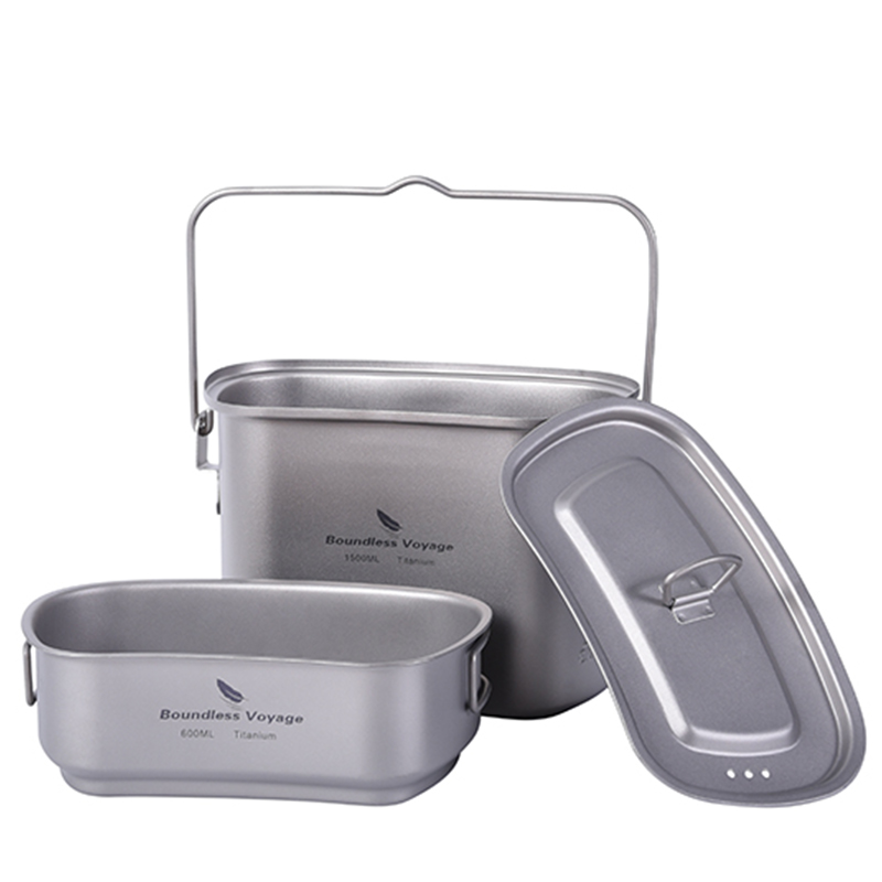 야외 군용 매점 메스 키트, 캠핑 티타늄 조리기구, 도 - Camping Cooking Kit Box 리뷰 및 가격