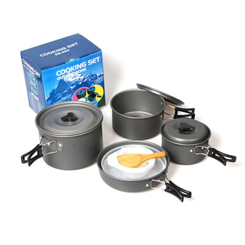 야외 캠핑 요리 세트 논스틱 냄비 DS508 조리기구  - Camping Cooking Set 2 Person 리뷰 및 가격