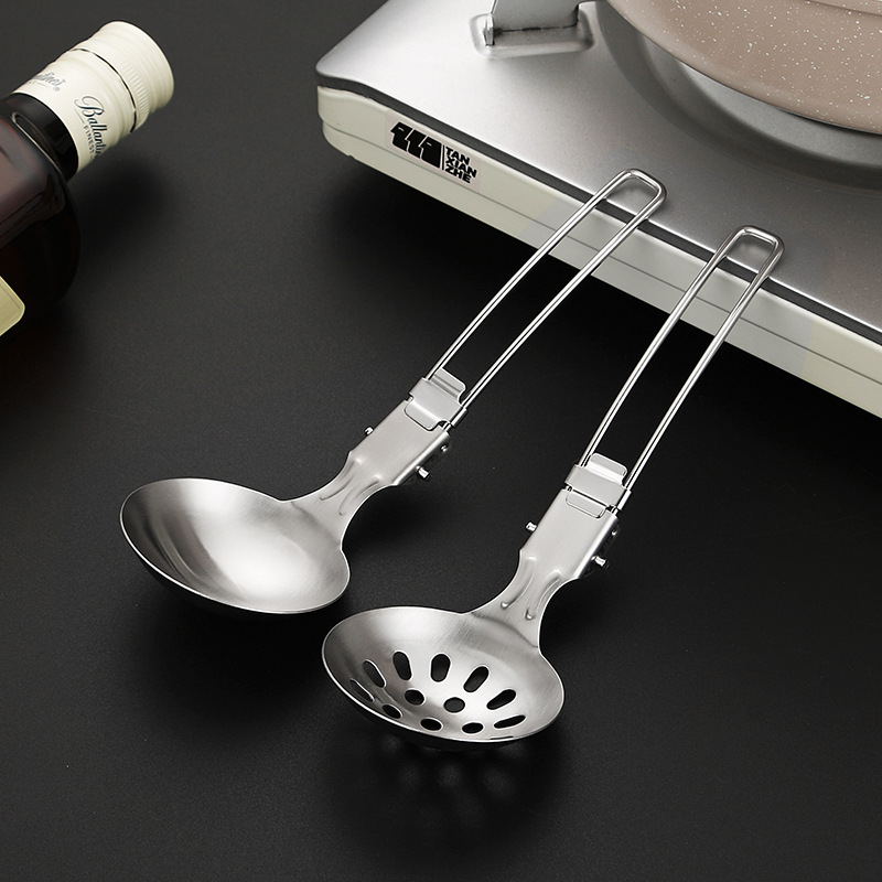 4PCS 야외 접이식 주방기구 세트 캠핑 여행 휴대용  - Camping Cooking Set For 4 리뷰 및 가격
