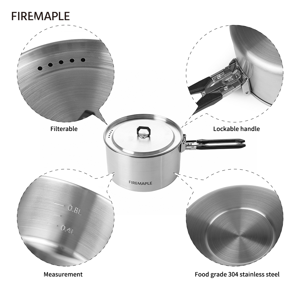 화재 메이플 캠핑 조리기구 하이킹 Antarcti 스테 - Camping Cooking Ware Set 리뷰 및 가격