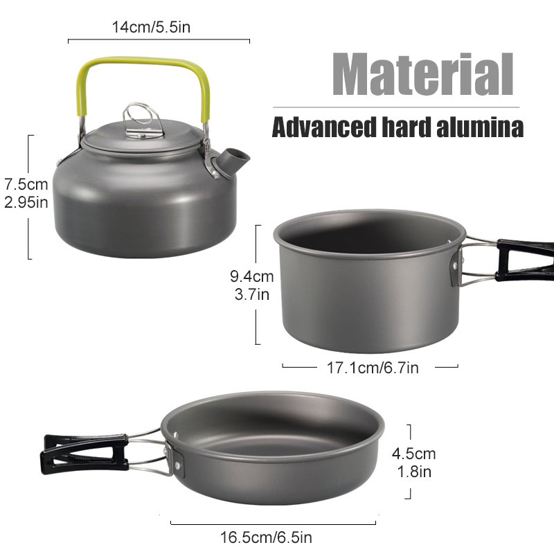 WESTTUNE 캠핑 조리기구 키트 알루미늄 야외 휴대 - Camping Cooking Ware Set 리뷰 및 가격