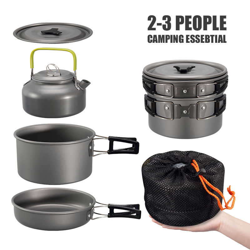 WESTTUNE 캠핑 조리기구 키트 알루미늄 야외 휴대 - Camping Cooking Ware Set 리뷰 및 가격