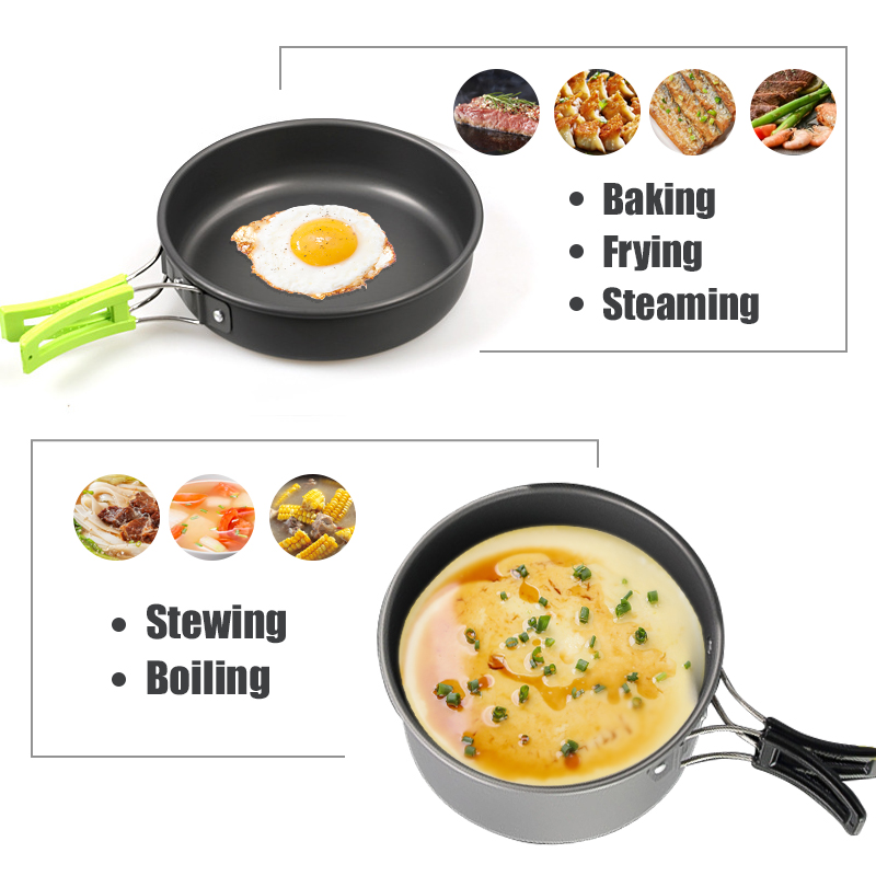 WESTTUNE 캠핑 조리기구 키트 알루미늄 야외 휴대 - Camping Cooking Ware Set 리뷰 및 가격