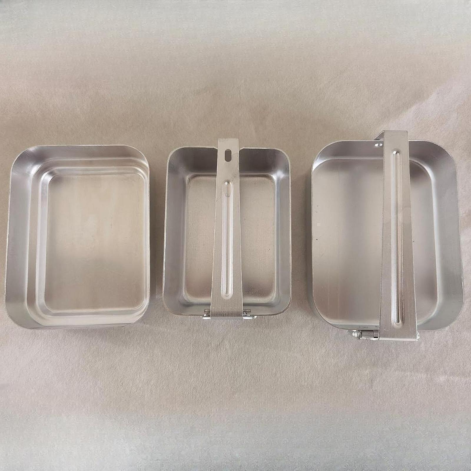 캠핑 식기류 직사각형 조리기구 알루미늄 식기 세트 직장 - Camping Cooking Kit Box 리뷰 및 가격