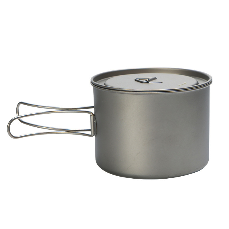 야외 피크닉 티타늄 요리 냄비, 걸이식 손잡이, 휴대용 - Camping Cooking Set Stainless Steel 리뷰 및 가격