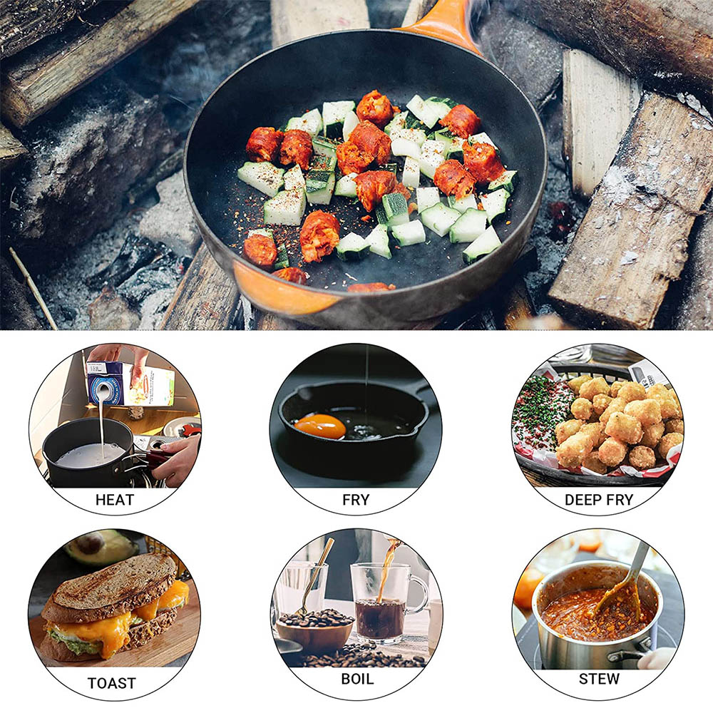 야외 요리 피크닉 세트 냄비, 하드 알루미나 휴대용 끓 - Camping Cooking Pots And Pans Set 리뷰 및 가격