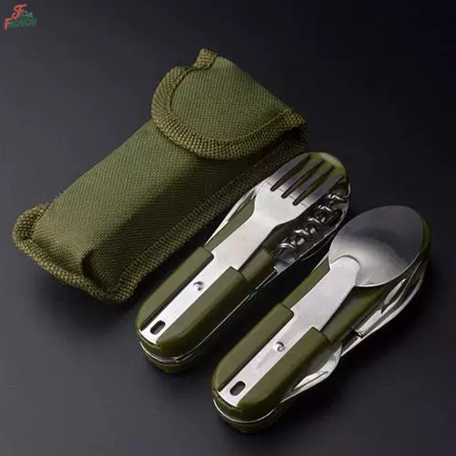 캠핑용품 5-in-1 스테인리스 스틸 여행 세트, 다기 - Camping Cooking Set Stainless Steel 리뷰 및 가격