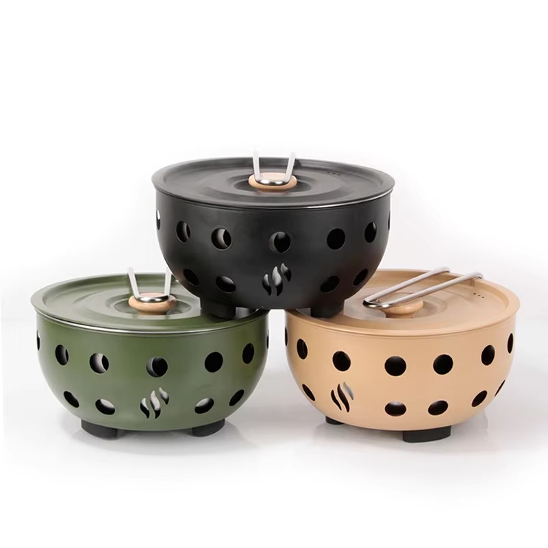 논스틱 프라이팬 냄비뚜껑 4-5L 용량 다기능 야외용  - Camping Cooking Set For 4 리뷰 및 가격