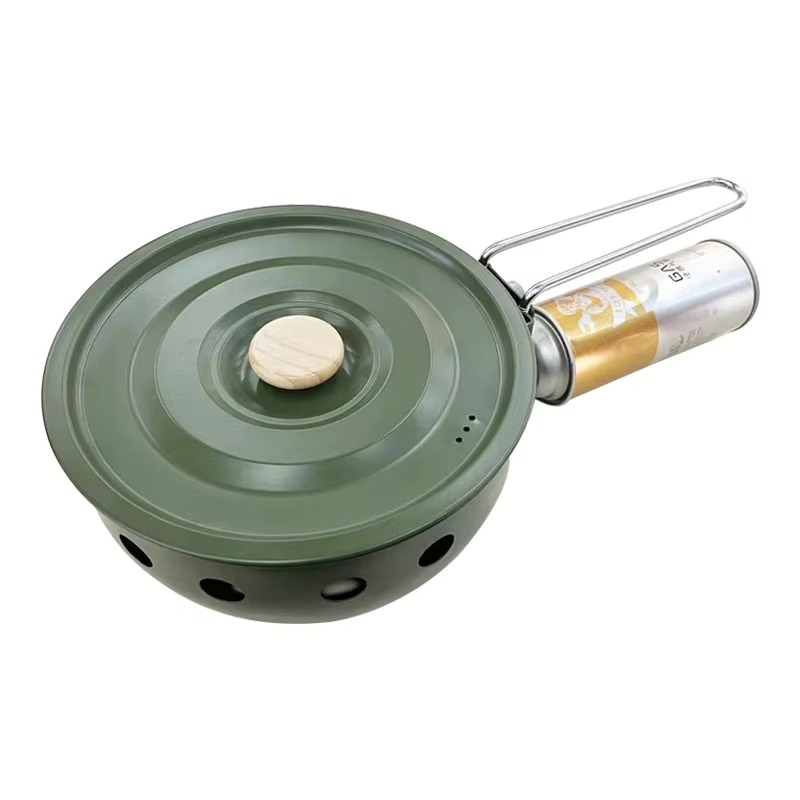 논스틱 프라이팬 냄비뚜껑 4-5L 용량 다기능 야외용  - Camping Cooking Set For 4 리뷰 및 가격