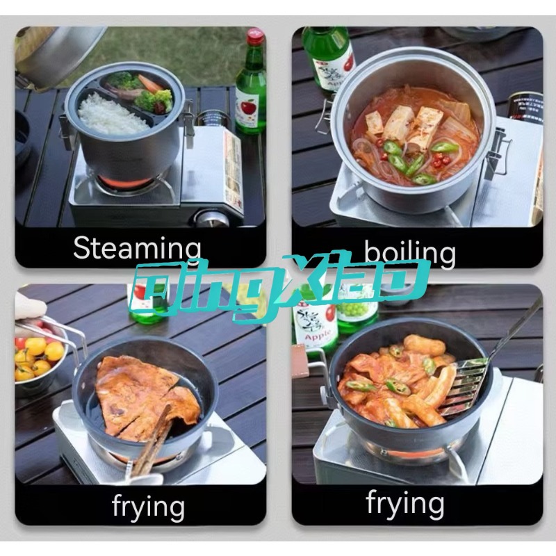 야외용 304 스테인리스 스틸 다기능 캠핑 조리기구,  - Camping Cooking 리뷰 및 가격
