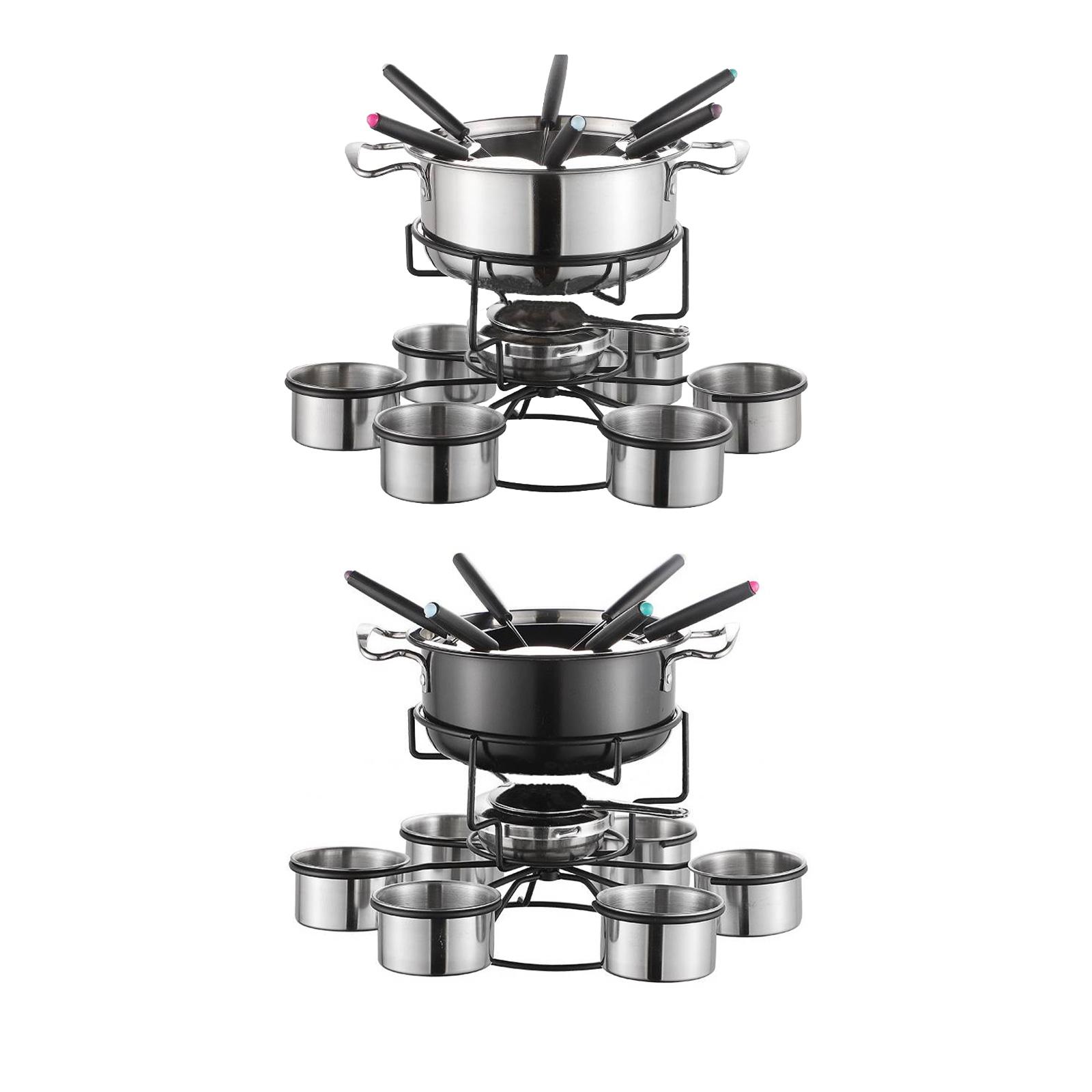 퐁듀 냄비 세트 요리 스토브 두꺼운 다기능 안정적인 멜 - Camping Cooking Set Stainless Steel 리뷰 및 가격