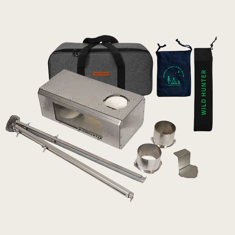 캠핑용 장작 난로 2면 화덕 관찰용 난방 난로 (굴뚝  - Camping Cooking 리뷰 및 가격