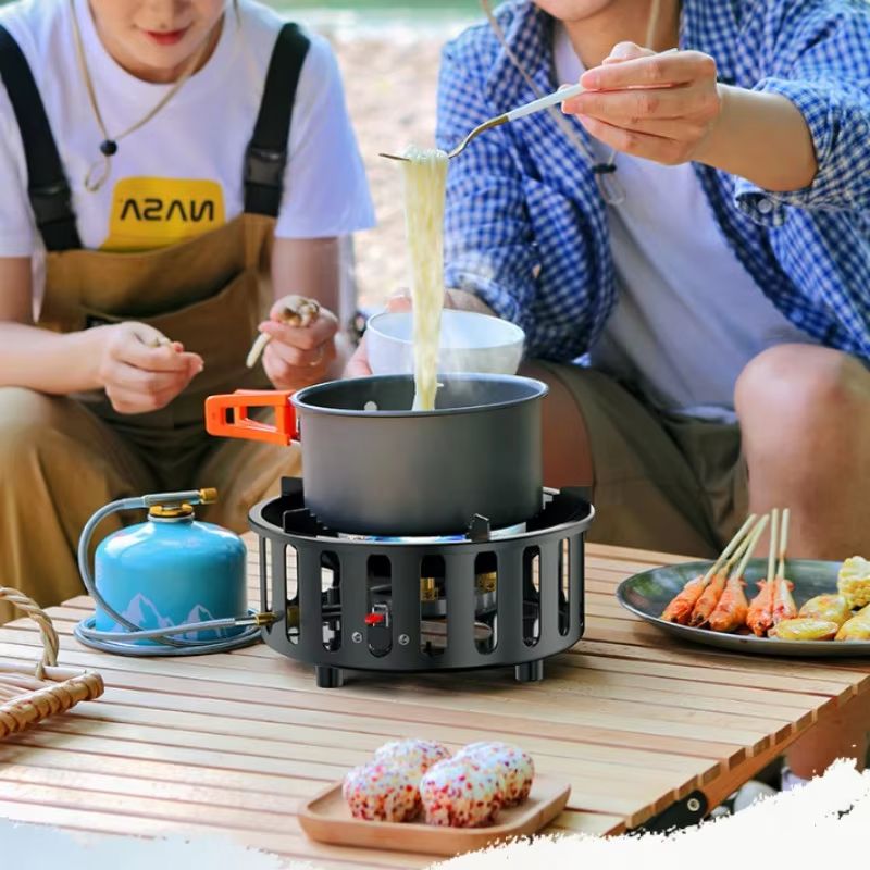 고출력 7코어 21000W 휴대용 캠핑 스토브, 강풍  - Campfire Cooking 리뷰 및 가격