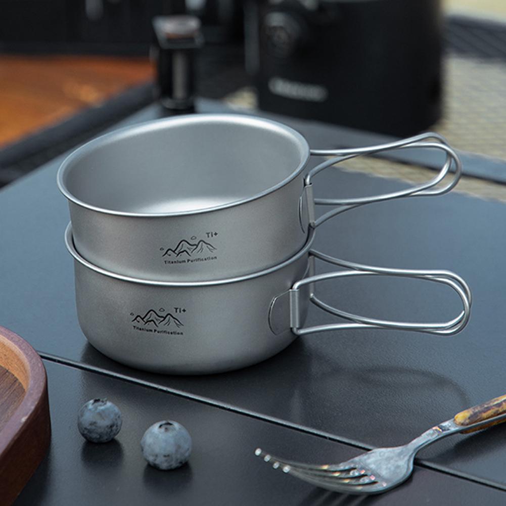 초경량 티타늄 백패킹 조리기구, 야외 하이킹 요리를 위 - Camping Cooking Set Stainless Steel 리뷰 및 가격