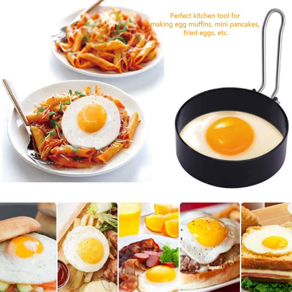 2PCS 요리 도구 스테인레스 스틸 계란 모양틀 3.5 - Camping Cooking Ring 리뷰 및 가격