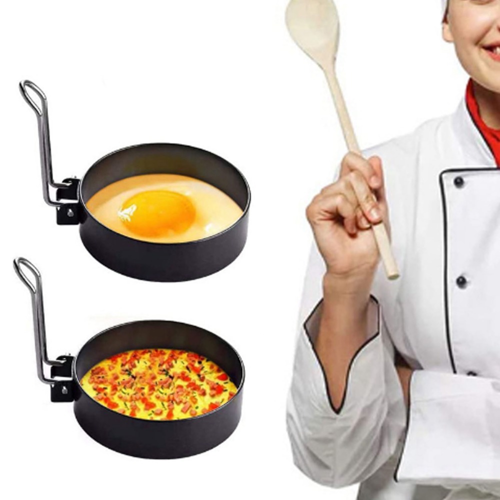 2PCS 요리 도구 스테인레스 스틸 계란 모양틀 3.5 - Camping Cooking Ring 리뷰 및 가격
