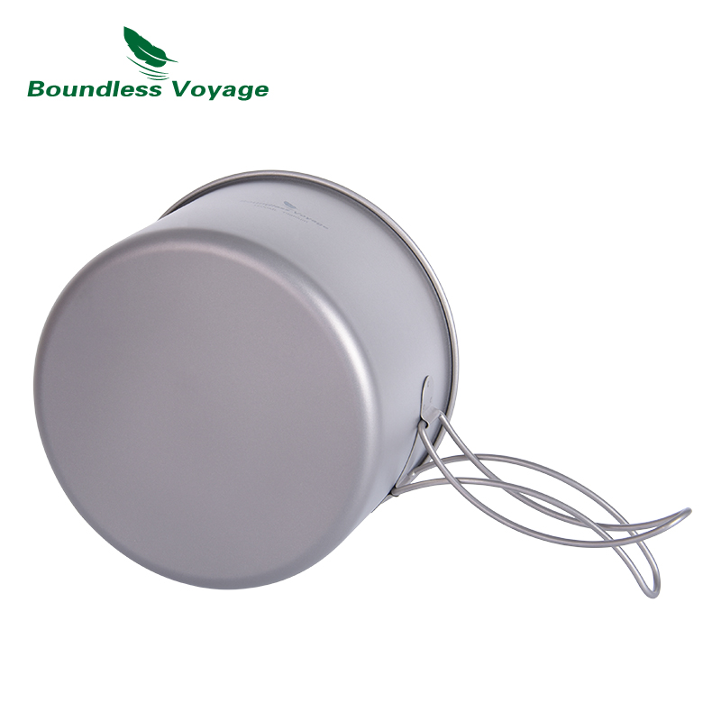 Boundless Voyage 티타늄 냄비 및 프라이팬 - Camping Cooking Ware Set 리뷰 및 가격