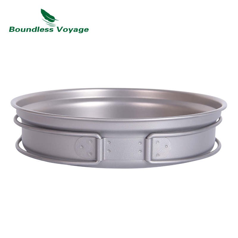Boundless Voyage 티타늄 냄비 및 프라이팬 - Camping Cooking Ware Set 리뷰 및 가격