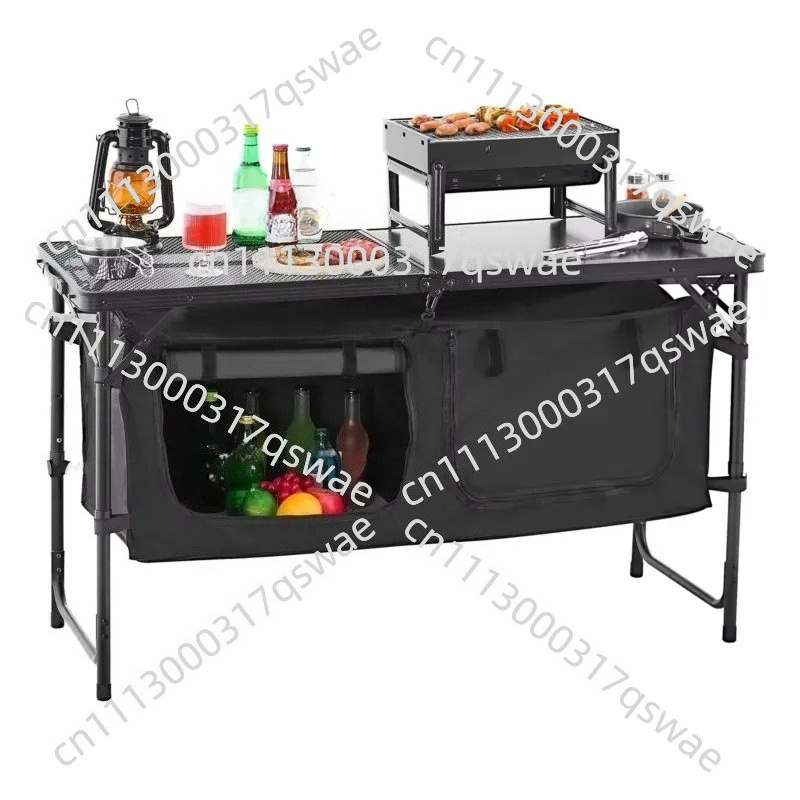 높이 조절 가능한 캠핑 주방 식탁 휴대용 야외 조리대  - Camping Cooking Options 리뷰 및 가격