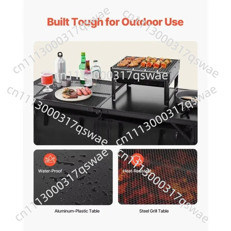 높이 조절 가능한 캠핑 주방 식탁 휴대용 야외 조리대  - Camping Cooking Options 리뷰 및 가격