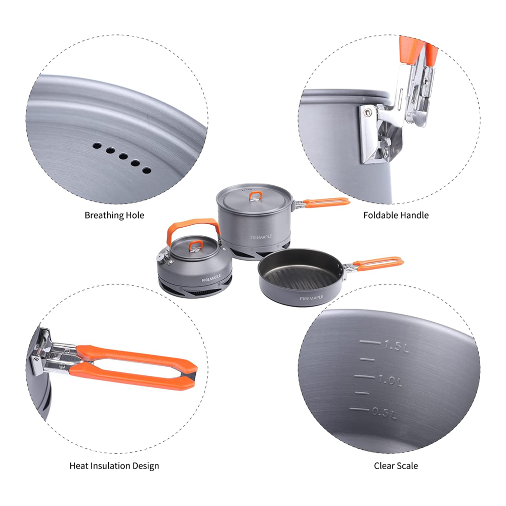Fire Maple 캠핑 조리기구 하이킹 피크닉 열 교 - Camping Cooking Ware Set 리뷰 및 가격