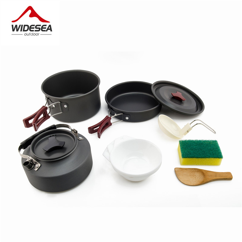 Widesea 캠핑 조리기구 세트 야외 냄비 식기 키트 - Camping Cooking Kit Box 리뷰 및 가격