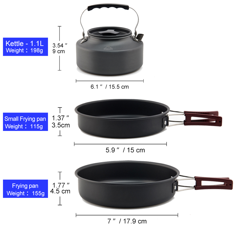 Widesea 캠핑 조리기구 세트 야외 냄비 식기 키트 - Camping Cooking Kit Box 리뷰 및 가격