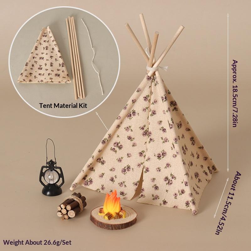 **1 세트 1/12 인형 집 야외 요리 바베큐 장면  - Camping Cooking Kit Box 리뷰 및 가격