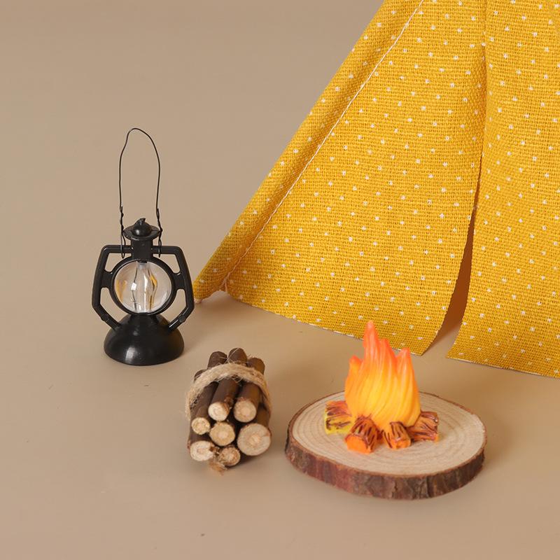 **1 세트 1/12 인형 집 야외 요리 바베큐 장면  - Camping Cooking Kit Box 리뷰 및 가격