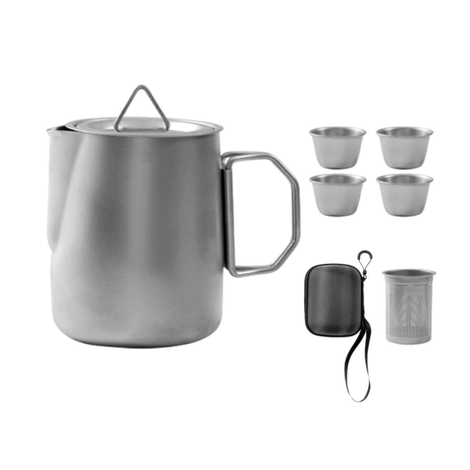 스테인리스 스틸 캠핑 컵 여행용 차 컵 세트 4개의 찻 - Camping Cooking Set For 4 리뷰 및 가격