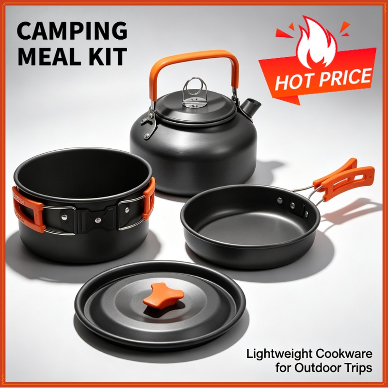 캠핑 요리 세트 캠핑 조리기구 여행용 식기 야외 피크닉 - Camping Cooking Ware Set 리뷰 및 가격