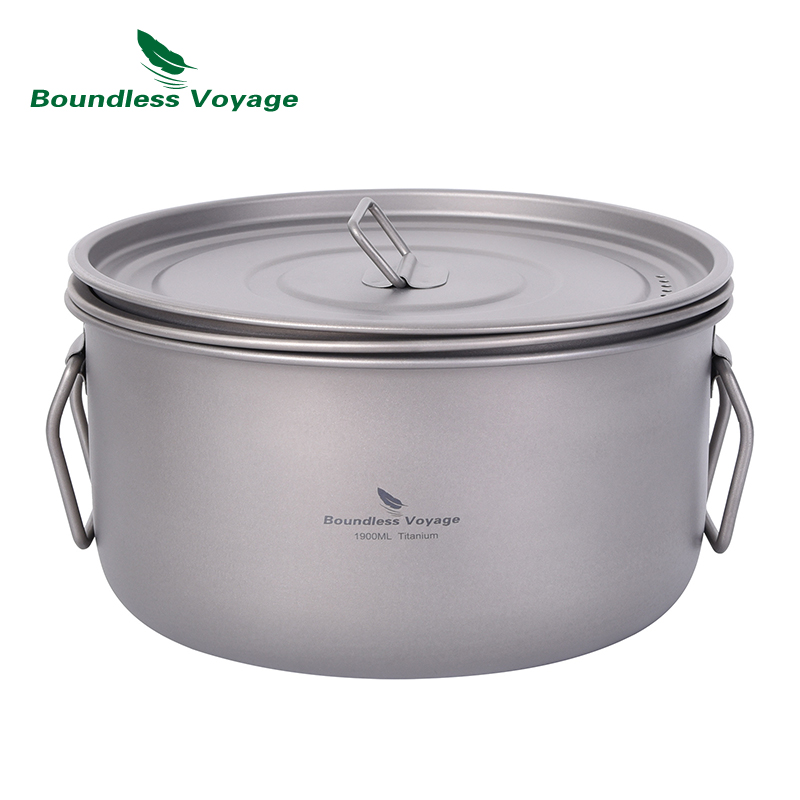 무한 항해 캠핑 요리 냄비 다기능 티타늄 기선 수프 냄 - Camping Cooking Ware Set 리뷰 및 가격