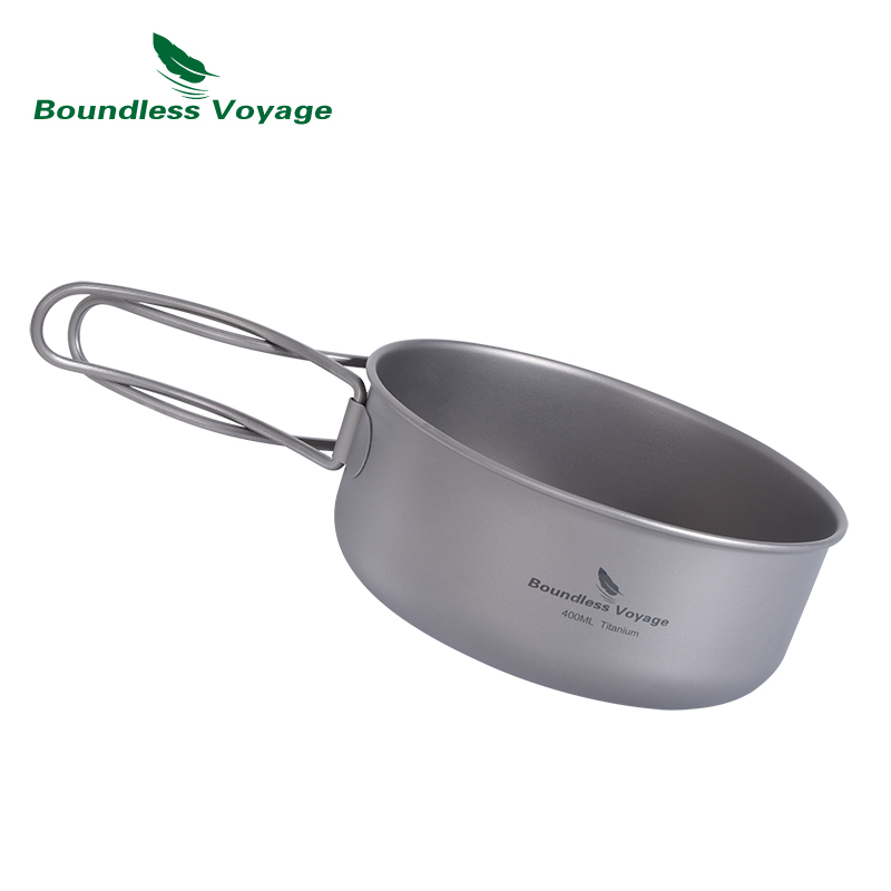 바운드리스 보야지 티타늄 냄비 팬 세트 접이식 손잡이  - Camping Cooking Pots And Pans Set 리뷰 및 가격