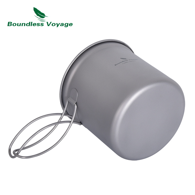 바운드리스 보야지 티타늄 냄비 팬 세트 접이식 손잡이  - Camping Cooking Pots And Pans Set 리뷰 및 가격