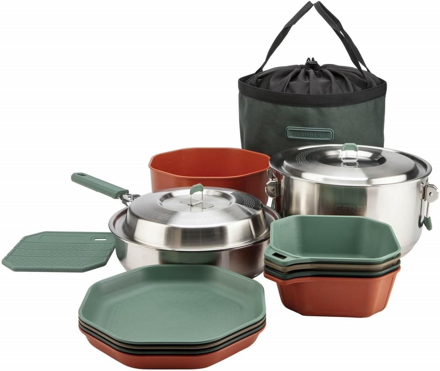 야외 요리 캠핑용 조리기구 세트, 식기세척기 사용 가능 - Camping Cooking Set For 4 리뷰 및 가격